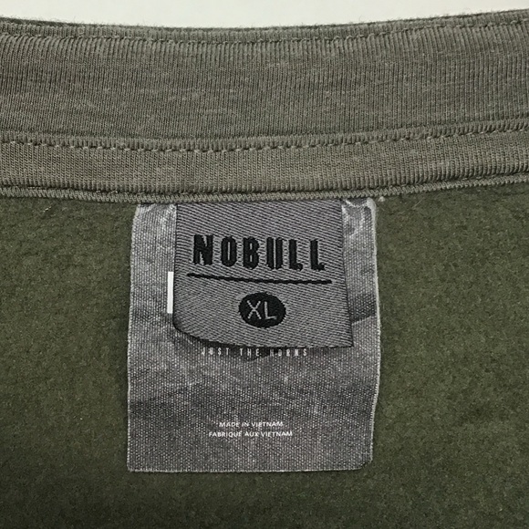 NOBULL mens long sleeve crew neck camo sweatshirt XL - Picture 3 of 9